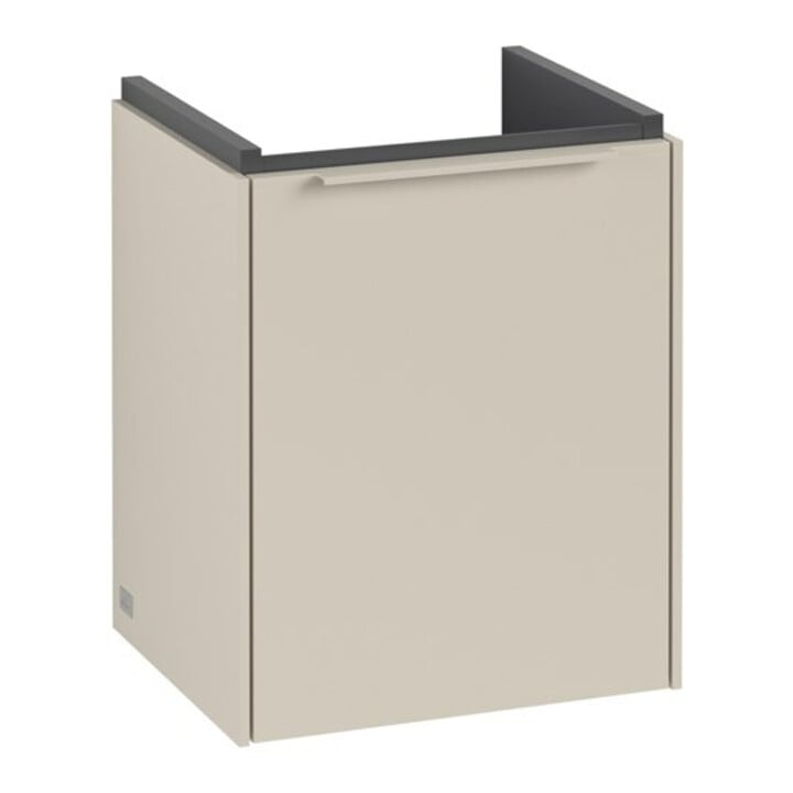 V&B Subway 3.0 Meuble sous lavabo 35,1x42,9x30,9cm, porte gauche/grise, env. grand