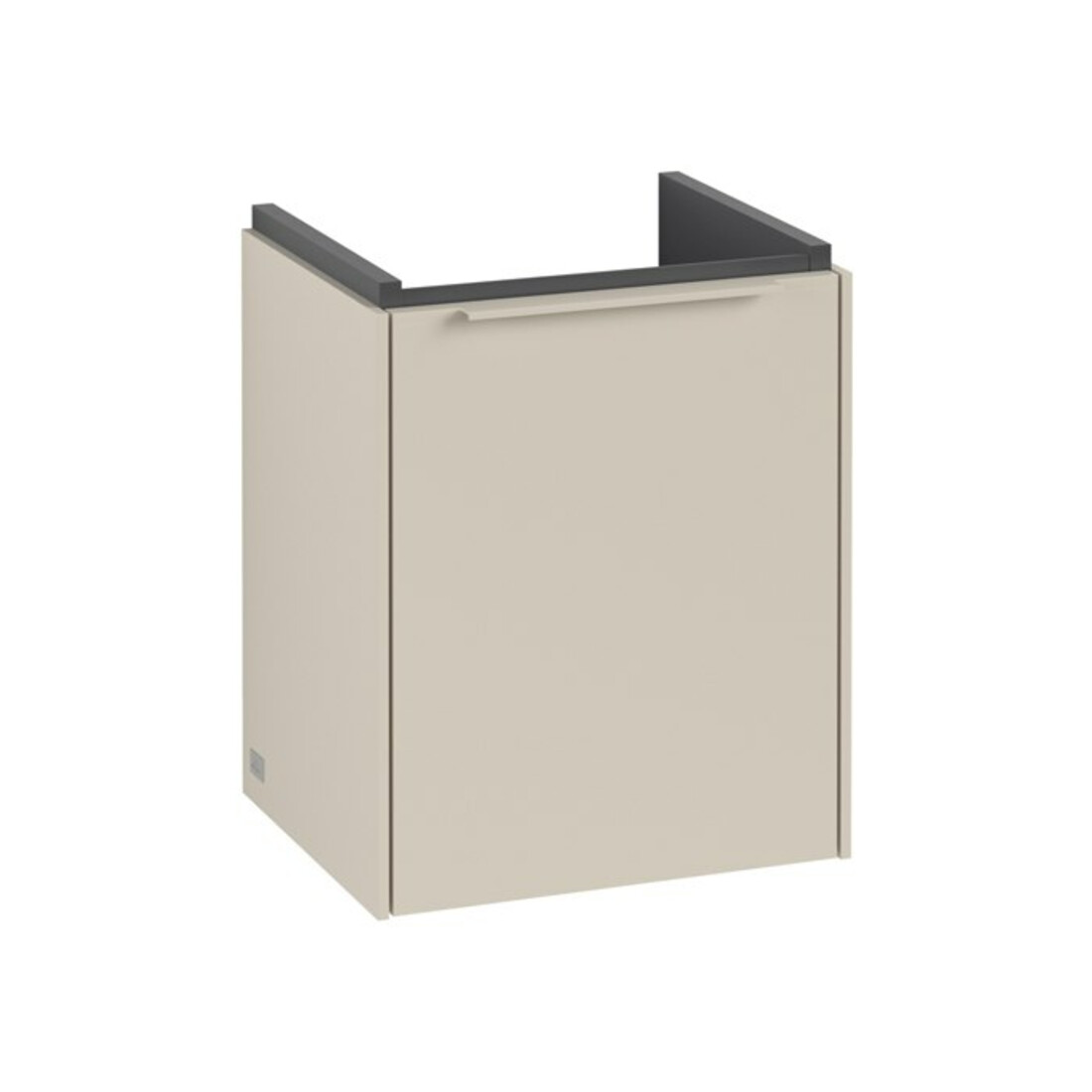 V&B Subway 3.0 Meuble sous lavabo 35,1x42,9x30,9cm, porte gauche/grise, env. grand