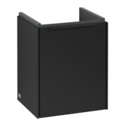 V&B Subway 3.0 Meuble sous lavabo 35,1x42,9x30,9cm, porte gauche/grise, façade bleue-3