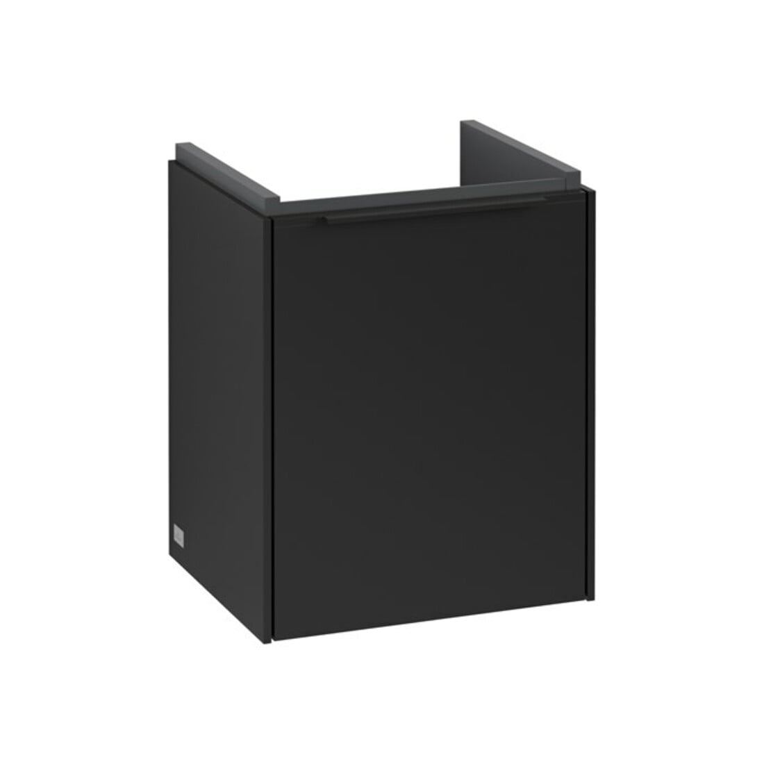V&B Subway 3.0 Meuble sous lavabo 35,1x42,9x30,9cm, porte gauche/grise, façade bleue
