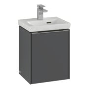 V&B Subway 3.0 Meuble sous lavabo 35,1x42,9x30,9cm, porte gauche/grise, mat