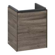 V&B Subway 3.0 Meuble sous lavabo 35,1x42,9x30,9cm, porte gauche/grise, st. Oa
