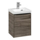 V&B Subway 3.0 Meuble sous lavabo 35,1x42,9x30,9cm, porte gauche/grise, st. Oa-3