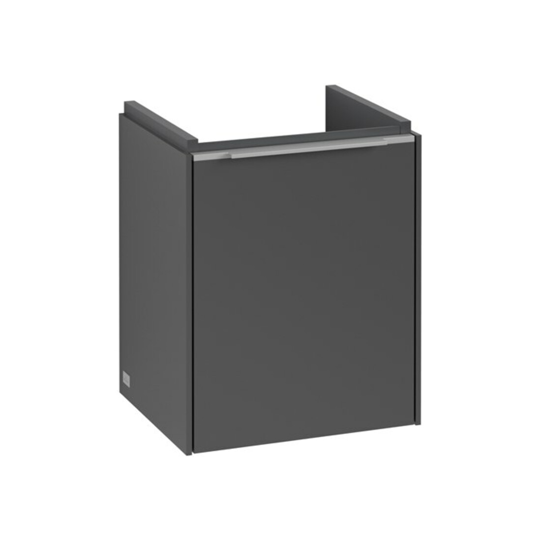 V&B Subway 3.0 Meuble sous lavabo 35,1x42,9x30,9cm, porte L/Gr AL brillant, graphite