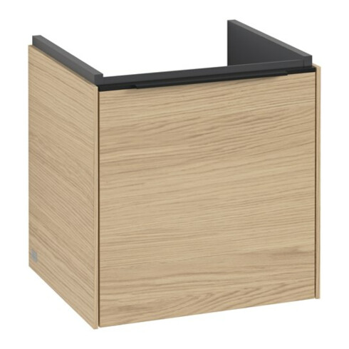 V&B Subway 3.0 Meuble sous-lavabo 42,3x42,9x37,8 cm, porte droite/grise, Nord Oa