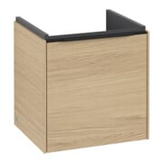 V&B Subway 3.0 Meuble sous-lavabo 42,3x42,9x37,8 cm, porte droite/grise, Nord Oa-3