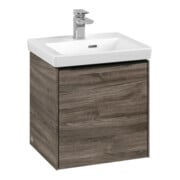 V&B Subway 3.0 Meuble sous lavabo 42,3x42,9x37,8 cm, porte gauche/grise, mat Oa-3