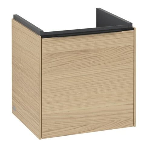 V&B Subway 3.0 Meuble sous lavabo 42,3x42,9x37,8 cm, porte gauche/grise, Nord Oa