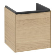 V&B Subway 3.0 Meuble sous lavabo 42,3x42,9x37,8 cm, porte gauche/grise, Nord Oa