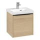 V&B Subway 3.0 Meuble sous lavabo 42,3x42,9x37,8 cm, porte gauche/grise, Nord Oa-3