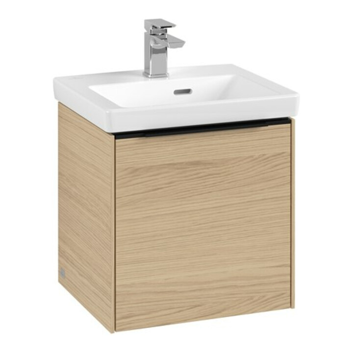 V&B Subway 3.0 Meuble sous lavabo 42,3x42,9x37,8 cm, porte gauche/grise, Nord Oa