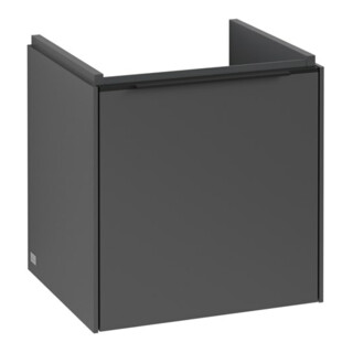 V&B Subway 3.0 Meuble sous lavabo 42,3x42,9x37,8 cm, porte tiroir/grise, graph.