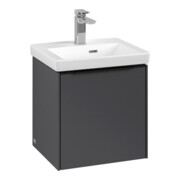 V&B Subway 3.0 Meuble sous lavabo 42,3x42,9x37,8 cm, porte tiroir/grise, graph.-3