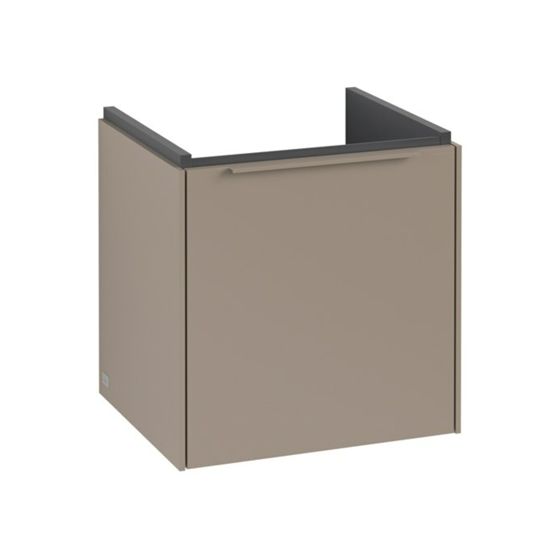 V&B Subway 3.0 Meuble sous lavabo 42,3x42,9x37,8 cm, tiroir gauche/gris monochrome, Taupe