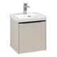 V&B Subway 3.0 Meuble sous lavabo 42,3x42,9x37,8cm, porte coulissante/Gris devant, env. Vert-3