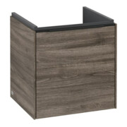 V&B Subway 3.0 Meuble sous lavabo 42,3x42,9x37,8cm, porte coulissante/grise, à gauche, mat-3