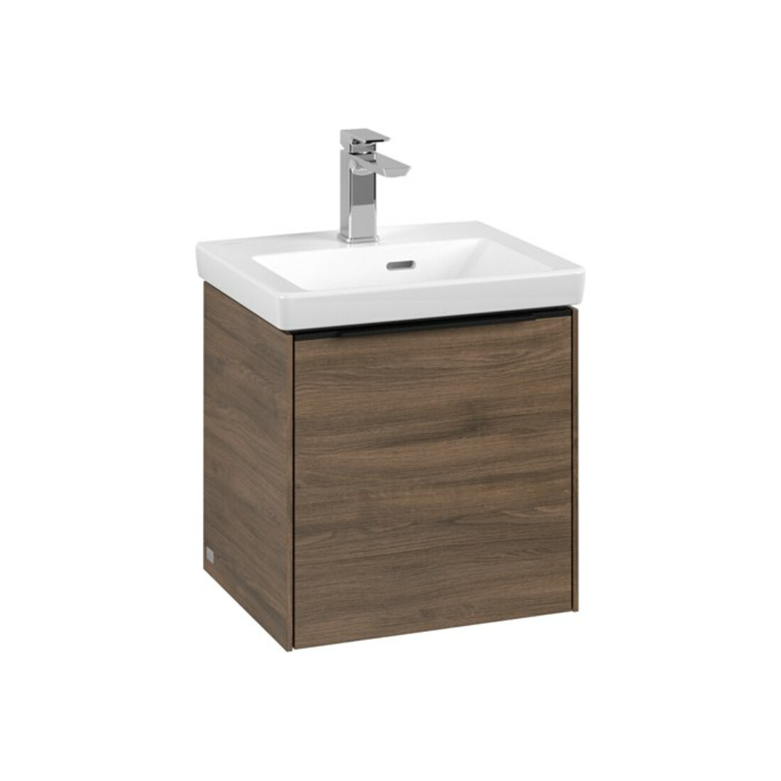 V&B Subway 3.0 Meuble sous lavabo 42,3x42,9x37,8cm, porte coulissante/grise, Ar Oa