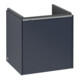 V&B Subway 3.0 Meuble sous lavabo 42,3x42,9x37,8cm, porte droite/grise alu, bleu marine-3