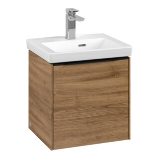 V&B Subway 3.0 Meuble sous lavabo 42,3x42,9x37,8cm, porte droite/grise, sans poignée