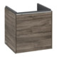 V&B Subway 3.0 Meuble sous lavabo 42,3x42,9x37,8cm, porte gauche/grise alu, brillant, uni Oa-3