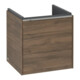 V&B Subway 3.0 Meuble sous lavabo 42,3x42,9x37,8cm, porte gauche/grise, aluminium, ardoise ouverte-3