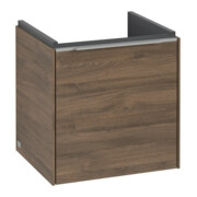 V&B Subway 3.0 Meuble sous lavabo 42,3x42,9x37,8cm, porte gauche/grise, aluminium, ardoise ouverte-4