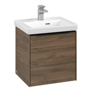 V&B Subway 3.0 Meuble sous-lavabo 42,3x42,9x37,8cm, porte gauche/grise, Ar Oa