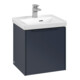 V&B Subway 3.0 Meuble sous lavabo 42,3x42,9x37,8cm, porte gauche/grise, bleu marine-1