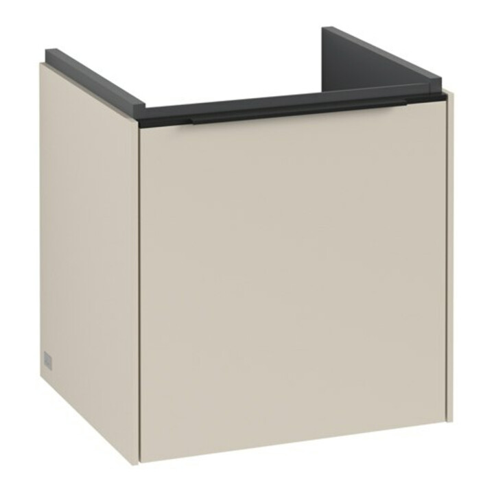 V&B Subway 3.0 Meuble sous lavabo 42,3x42,9x37,8cm, porte gauche/grise, env. grand