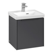 V&B Subway 3.0 Meuble sous lavabo 42,3x42,9x37,8cm, porte gauche/grise, graphite-3