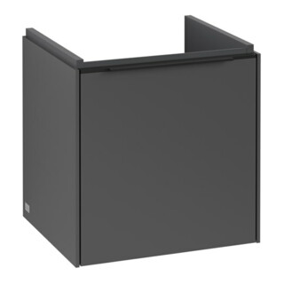 V&B Subway 3.0 Meuble sous lavabo 42,3x42,9x37,8cm, porte gauche/grise, mat