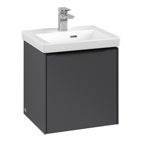 V&B Subway 3.0 Meuble sous lavabo 42,3x42,9x37,8cm, porte gauche/grise, mat