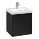 V&B Subway 3.0 Meuble sous lavabo 42,3x42,9x37,8cm, porte L/Gr devant blanc, devant bleu-1