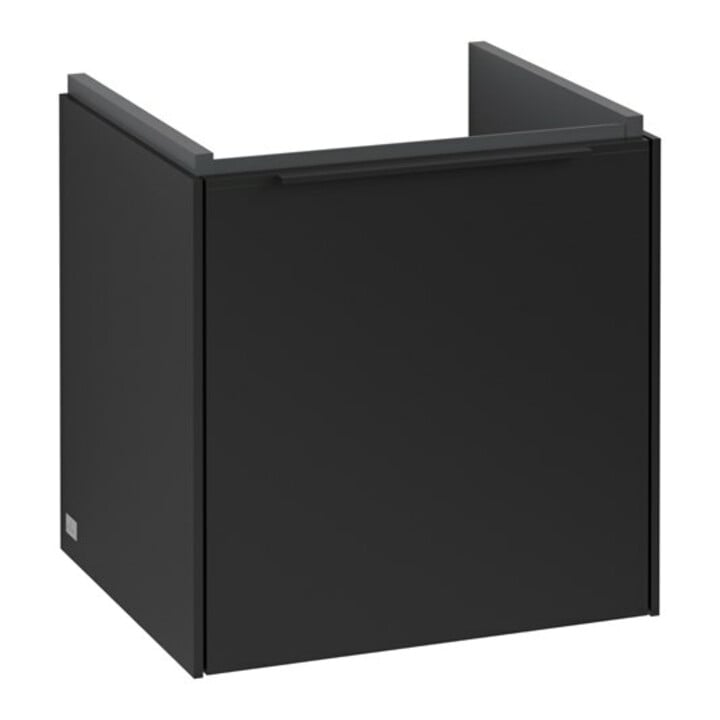 V&B Subway 3.0 Meuble sous lavabo 42,3x42,9x37,8cm, porte L/Gr devant blanc, devant bleu