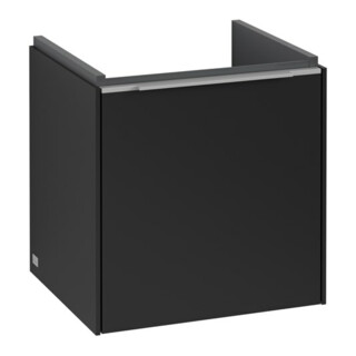 V&B Subway 3.0 Meuble sous lavabo 42,3x42,9x37,8cm, porte R/Gr AL g, bleu devant
