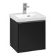 V&B Subway 3.0 Meuble sous lavabo 42,3x42,9x37,8cm, porte R/Gr AL g, bleu devant-4