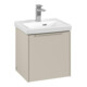 V&B Subway 3.0 Meuble sous-lavabo 42,3x42,9x37,8cm, porte R/Gr mon., env. Gr-3