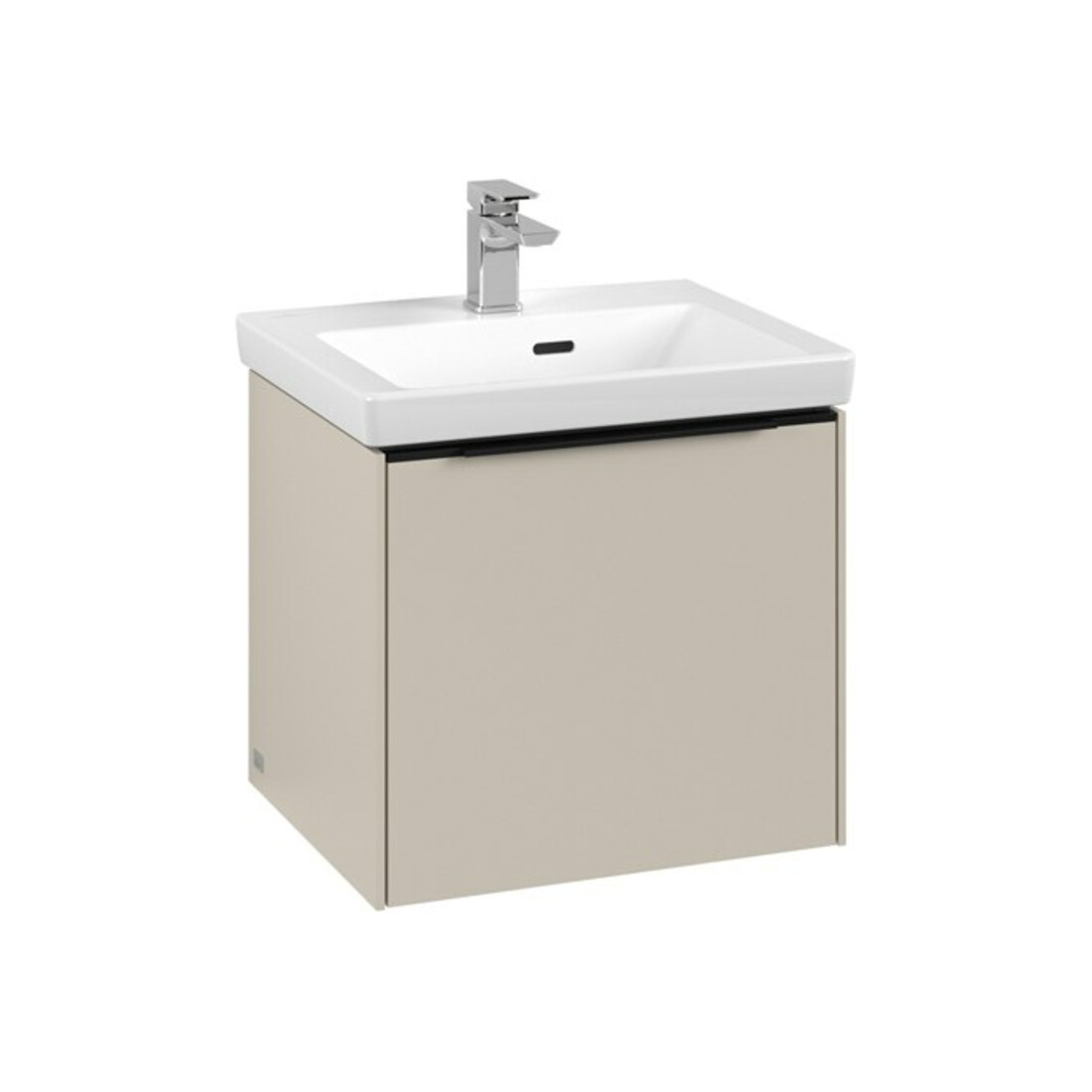 V&B Subway 3.0 Meuble sous lavabo 47,3x42,9x40,8 cm, avec LE/Gr devant, gris cachemire