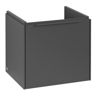 V&B Subway 3.0 Meuble sous lavabo 47,3x42,9x40,8 cm, avec LE/Gr mon., graphite