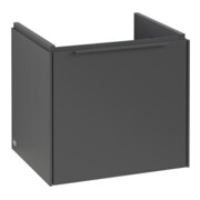 V&B Subway 3.0 Meuble sous lavabo 47,3x42,9x40,8 cm, avec LE/Gr mon., graphite