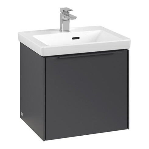 V&B Subway 3.0 Meuble sous lavabo 47,3x42,9x40,8 cm, avec LE/Gr mon., graphite