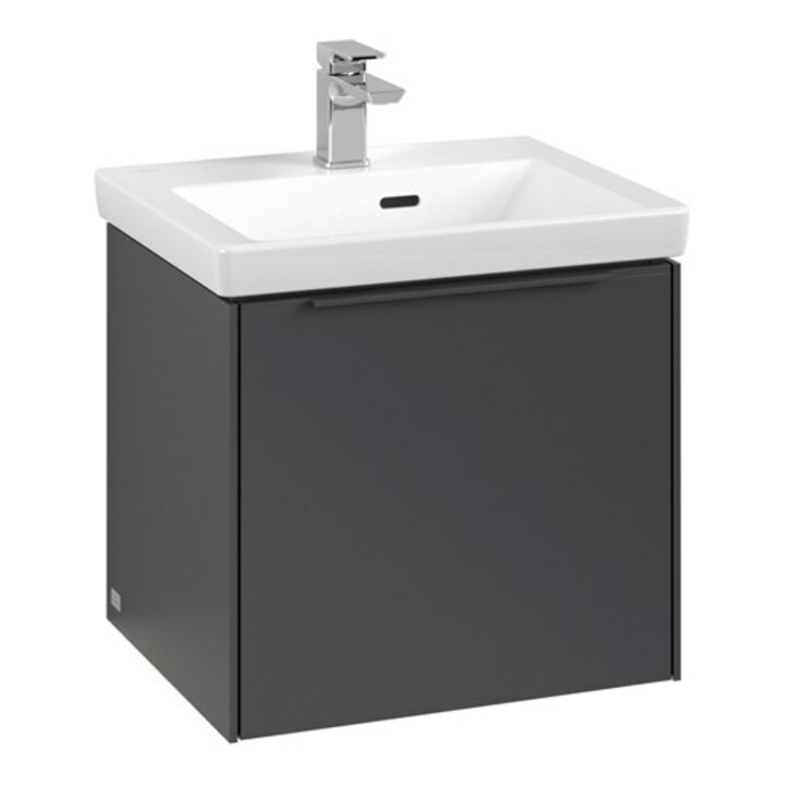 V&B Subway 3.0 Meuble sous lavabo 47,3x42,9x40,8 cm, avec LE/Gr mon., graphite