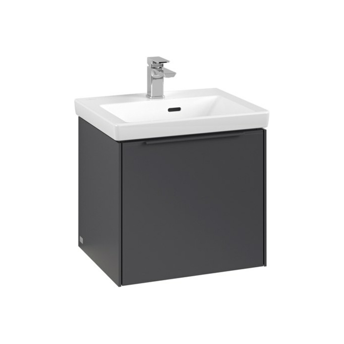V&B Subway 3.0 Meuble sous lavabo 47,3x42,9x40,8 cm, avec LE/Gr mon., graphite