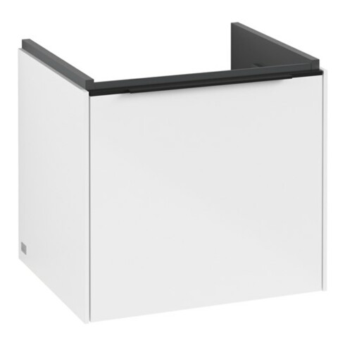 V&B Subway 3.0 Meuble sous lavabo 47,3x42,9x40,8 cm, avec LE/Gr vo b, blanc brillant