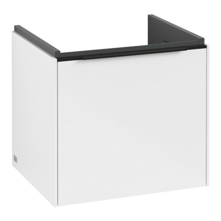 V&B Subway 3.0 Meuble sous lavabo 47,3x42,9x40,8 cm, avec LE/Gr vo b, blanc brillant