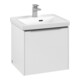 V&B Subway 3.0 Meuble sous-lavabo 47,3x42,9x40,8 cm, avec LED/Gr Alu brillant, P blanc-1
