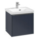 V&B Subway 3.0 Meuble sous lavabo 47,3x42,9x40,8 cm, o LE/Gr AL brillant, Mar bleu-1