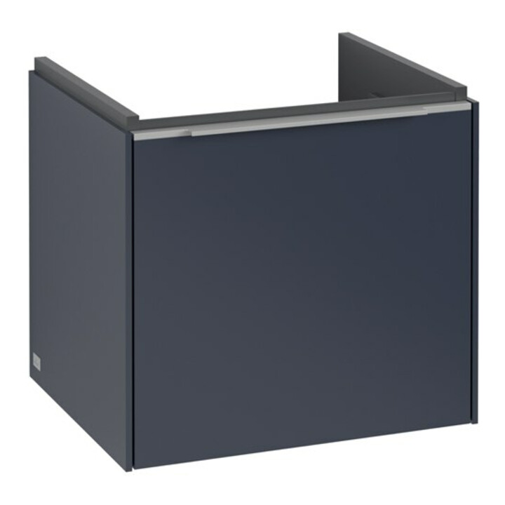 V&B Subway 3.0 Meuble sous lavabo 47,3x42,9x40,8 cm, o LE/Gr AL brillant, Mar bleu