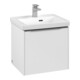 V&B Subway 3.0 Meuble sous lavabo 47,3x42,9x40,8 cm, sans LED/Gr Alu brillant, P blanc-3