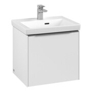V&B Subway 3.0 Meuble sous lavabo 47,3x42,9x40,8 cm, sans LED/Gr Alu brillant, P blanc-3